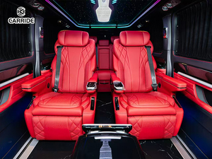 Asiento de Aviación Eléctrico de Cuero de Lujo Carride con Masaje, Adaptado para <span class=keywords><strong>Mercedes</strong></span> <span class=keywords><strong>Benz</strong></span> Vito Clase V, <span class=keywords><strong>Sprinter</strong></span> y HiAce - Product Image 5