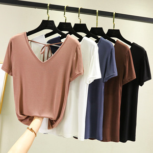Camisetas gráficas de manga corta con estampado Hey, Cowboy Western Style Black Women Casual Trade Assurance Patrón de estampado largo de punto - Product Image 2