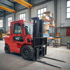 한다보스 Q-CPCD50-3 5톤 디젤 지게차 3단 마스트 3000MM 리프팅 높이 새 제품 중장비 - Product Image 4