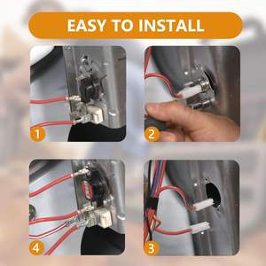 279816 Kit de coupure thermique pour sèche-<span class=keywords><strong>linge</strong></span> <span class=keywords><strong>Thermostat</strong></span> à fusible thermique pour sèche-<span class=keywords><strong>linge</strong></span> électrique remplace AP3094244 279816VP 3399848 3977393 PS334299 - Product Image 4