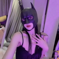 Masque de chauve-souris en latex noir, casque intégral, masque de cosplay de super-héros pour costume de fête d'Halloween