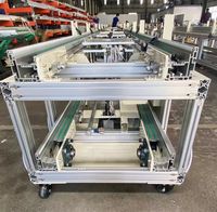 Líneas de Ensamblaje Automáticas Inteligentes Personalizadas de China, Unidad de Transferencia para Paletas, Transportador de Doble Cadena de Alta Calidad