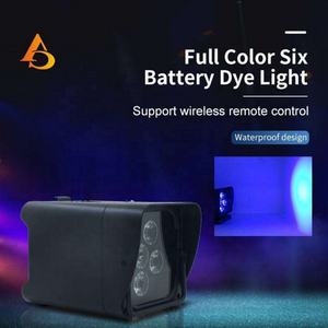 AICPOSE - Foco LED Profesional de 6 x 18 W con Batería, RGBAW UV, Inalámbrico, con Wifi - Product Image 2