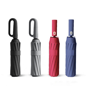 <span class=keywords><strong>Parapluie</strong></span> pliant automatique coupe-vent 12 baleines, double usage pluie et soleil, personnalisable avec logo – Offre Spéciale - Product Image 1