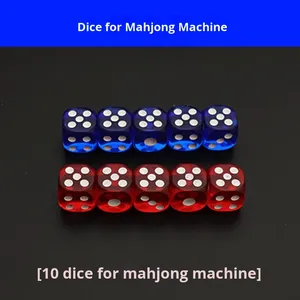 Ensemble de dés polyédriques en acrylique D6 avec des coins carrés, des points multicolores, des jouets et des accessoires, dés de jeu personnalisables pour les jeux DND - Product Image 5