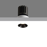 Éclairage commercial moderne, downlight LED 7W, intérieur, hôtel, spot encastré en aluminium COB