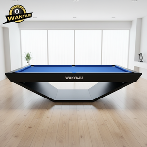 Mesa de Billar Americana de Madera Maciza de Estilo Moderno, Precio de Fábrica, Venta Caliente, Mesa de Billar Convertible 3 en 1 de Lujo para Interiores, Personalizable - Product Image 1