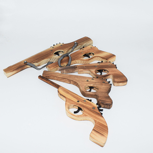 Classica Pistola Giocattolo in Legno per Bambini a Prezzo Economico, Gioco <span class=keywords><strong>di</strong></span> Tiro per Bambini - Product Image 1