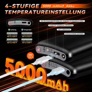 Calzini Riscaldanti in Puro Cotone per Uomo e <span class=keywords><strong>Donna</strong></span>, Controllo Remoto Wireless, Ricaricabili, 4000mAh, 3 Livelli di Calore, Accessorio per Sport Invernali - Product Image 3