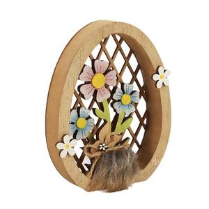 <span class=keywords><strong>D</strong></span>écorations de Pâques, figurines de lapins, ornements en bois creux créatifs, <span class=keywords><strong>d</strong></span>écorations de fête, produits en bois. - Product Image 6