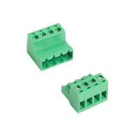 Connecteur de bornier aérien Bonico 2EDGRK-5.08mm sans soudure, 2 broches, ignifuge, mâle-femelle, impédance 50 1