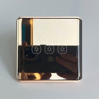 Interrupteur WiFi intelligent Smart Life 10A pour maison connectée, compatible UE/Royaume-Uni, avec panneau tactile 3 boutons pour scènes intelligentes sans fil