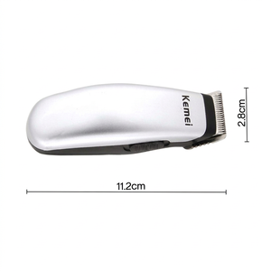 Tondeuse à cheveux <span class=keywords><strong>mini</strong></span> <span class=keywords><strong>Kemei</strong></span> KM-666 pour hommes, fonctionnant sur batterie, 7500 tr/min, lame en acier inoxydable, fournisseur de machines à couper les cheveux - Product Image 2