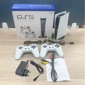 Consola portátil Retro GS5 para TV, 200 juegos clásicos integrados, salida AV de 8 bits con controladores duales con cable