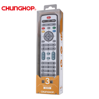 Control Remoto Universal Chunghop E373 con Función de Aprendizaje para Todos los Televisores y Reproductores de DVD