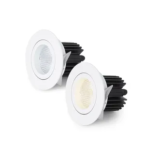 26W Nieuwe Hoge Kwaliteit Verstelbare Cob Led Inbouw Plafond Licht Downlight Spotlight Ronde Anti Glare Led Downlight