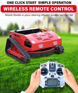 Robot Cortacésped Multifuncional Todoterreno, Híbrido Eléctrico/Combustible, Monitoreo Remoto, Orugas de Goma, Caja de Cambios, Rodamientos de Alta Velocidad - Product Image 5