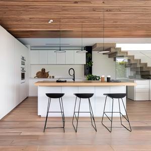 Armoires de cuisine modernes à design personnalisé et abordables Ensemble de meubles d'armoires de cuisine modulaires de luxe, couleur blanche - Product Image 2