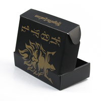 Nouveaux vêtements Karton Carton Emballage boîte ondulé mat noir emballage boîte postale Boîtes d'expédition personnalisées avec logo emballage