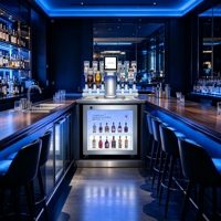 Distributeur Automatique de Cocktails TWBEVERAGE en Acier Inoxydable, Robot Barman 20 Voies, Machine à Mélanger et Distribuer, Qualité Alimentaire, Durabilité