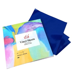 L & B 12X12 Oracal 651 Auto-Adhésif <span class=keywords><strong>Colle</strong></span> Permanente <span class=keywords><strong>Coupe</strong></span> Artisanat Vinyle Draps Unis Rouleaux 30 couleur 40 couleur pour le coupeur - Product Image 1