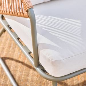 Ensemble <span class=keywords><strong>de</strong></span> <span class=keywords><strong>salon</strong></span> <span class=keywords><strong>de</strong></span> jardin AJUNION, structure en acier, mobilier <span class=keywords><strong>de</strong></span> <span class=keywords><strong>balcon</strong></span>, ensemble <span class=keywords><strong>de</strong></span> <span class=keywords><strong>salon</strong></span> en résine plastique effet corde pour <span class=keywords><strong>4</strong></span> <span class=keywords><strong>personnes</strong></span> - Product Image 4