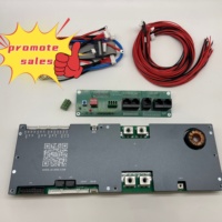 JK PB1A16S15P JK BMS avec écran 4,3 pouces 8S 16S 48V 150A Lithium LiFePO4 Stockage d'énergie solaire 1A Équilibrage actif BMS intelligent
