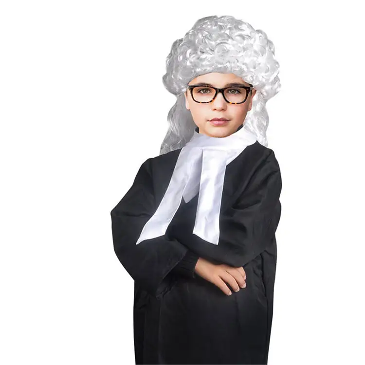 Customized holiday cosplay used integrity lawyer costumes fancy child judge costume for kids