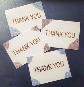 Customized Colorful Eco-Friendly One Side Fold Thank You for Supporting Costume Card Paper - Product Image 6