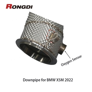 Tuyau de descente en acier inoxydable 304 de 1,5 mm d'épaisseur avec bouclier thermique pour X5M F95/X6M F96 4.4T - Product Image 4