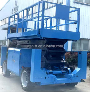 Gunting angkat manusia Diesel medan kasar perlengkapan angkat perayap beroda tinggi pada jalur <span class=keywords><strong>Lift</strong></span> angkutan mobil - Product Image 5