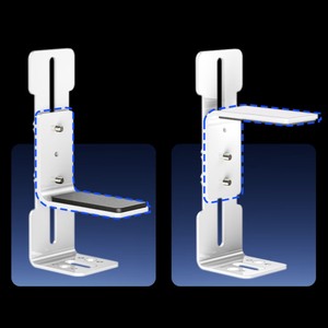 Support de <span class=keywords><strong>carte</strong></span> <span class=keywords><strong>graphique</strong></span> réglable blanc SAMZHE, support de positionnement du ventilateur, support de <span class=keywords><strong>carte</strong></span> <span class=keywords><strong>graphique</strong></span> de bureau, boîtier ITX pour la série 50/40, hauteur 6-96 mm - Product Image 4