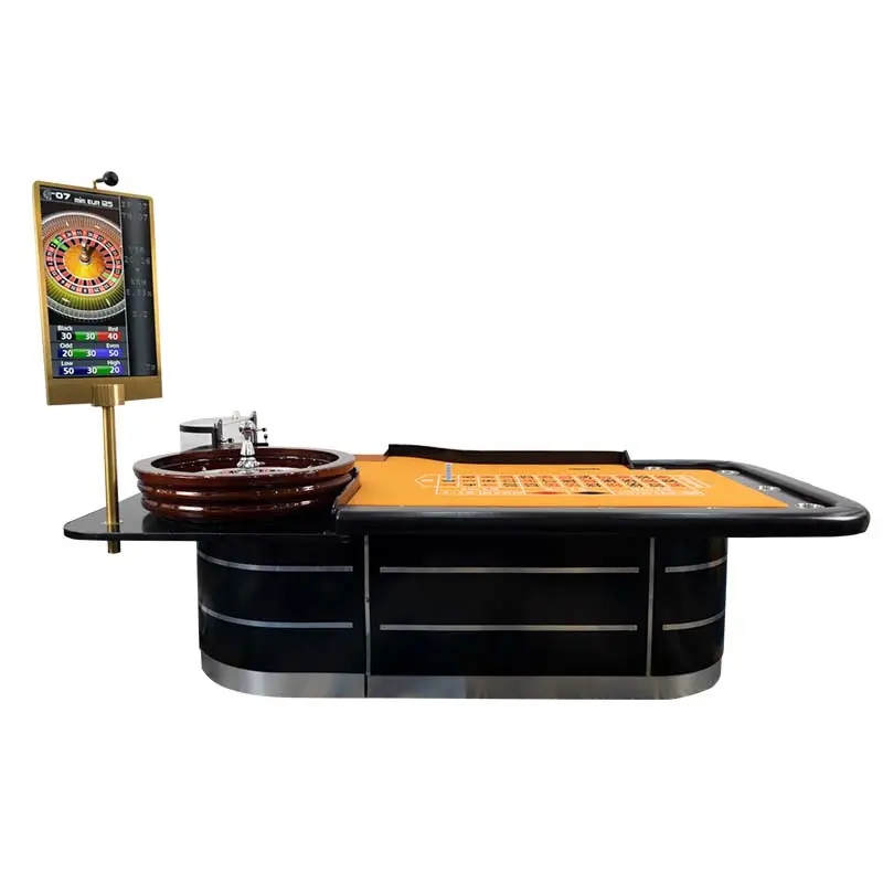 Özelleştirilmiş lüks high-kaliteli rulet masa yüksek kaliteli ucuz rulet masası casino için