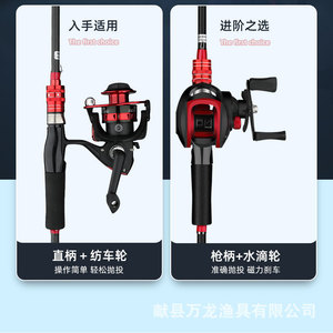 Lure Fishing Rod Carbon Fiber ML Action Spinning Handle Long Handle Chubby Lure Rod Ocean Beach Fishing Bass Target - Product Image 2