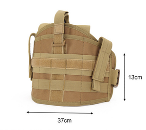 DFG01 Holster tactique pour jambière, multifonctionnel, ensemble de fixation tactique pour jambe, sac d'accessoires Molle, sac de jambière de terrain Molle - Product Image 4