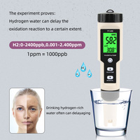 Stylo de test de la qualité de l'eau J&R multifonction PH ORP H2 température concentration en ions hydrogène 4 en 1 pH-mètre