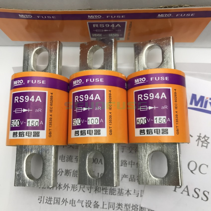 Новый и оригинальный быстрый предохранитель RS94A 500V 100A 120A 150A 160A 175A 200A 250A предохранители