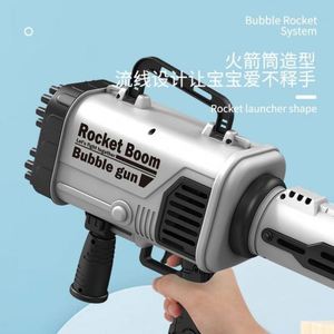 Pistola de Burbujas Automática Gatling para Niños, Color Negro y Rosa, con Luz y Ventilador, para Exteriores - Product Image 4