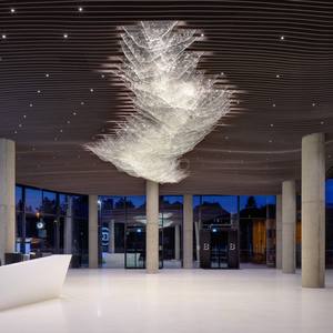 ANNO ali di uccello lampadario in acrilico lampadario di lusso decorazione artistica lampadario personalizzato - Product Image 4