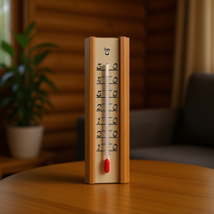 เทอร์โมมิเตอร์วัดอุณหภูมิห้องทีเอฟเอ-ดอสท์มันน์ โอ๊ค 10 แพ็ค สำหรับวัดอุณหภูมิภายในอาคาร - Product Image 3