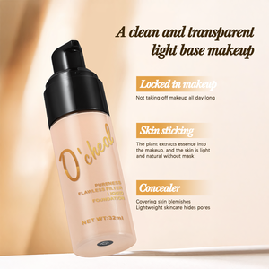 O'Chial Natural Long Lasting Waterproof Buildable Coverage Hydrating Liquid Foundation Dewy Finish Skin Tone Even Texture 32ml - Product Image 2