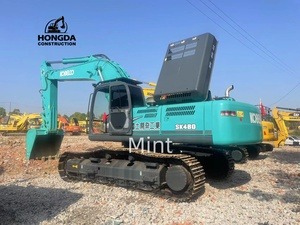 L'excavatrice hydraulique de grande taille de chenille de Kobelco SK480 a utilisé des excavatrices en bon état basses heures de travail - Product Image 2