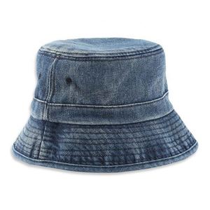 Unisex Fashion Denim Bucket Hat New Wear Edge 100% Cotton Auto-targeted for Adults Kids for Beach Fisherman Automotive - Product Image 3