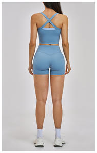 Nuevo Diseño al por Mayor, Conjunto de Yoga de 2 Piezas, Ropa Deportiva para Mujer, Conjuntos Deportivos para Gimnasio y Actividades al Aire Libre - Product Image 2