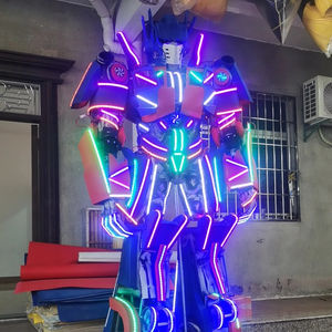 Animatronic modelo ropa <span class=keywords><strong>de</strong></span> rendimiento tamaño adulto Robot disfraz evento 2,7 M alto Cosplay disfraz realista Robot <span class=keywords><strong>trajes</strong></span> - Product Image 1