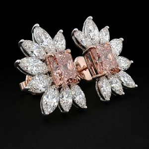 Pendientes de Diamantes, Joyería Fina, Corte Brillante Solitario, Piedras de Alta Claridad, Estilo Elegante y Minimalista, Regalo de Boda o Compromiso - Product Image 5