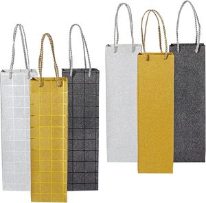 Sacs d'emballage en plastique de luxe avec logo personnalisé imprimé pour bouteille de vin Sacs cadeaux artisanaux Sac en papier multifonction - Product Image 2