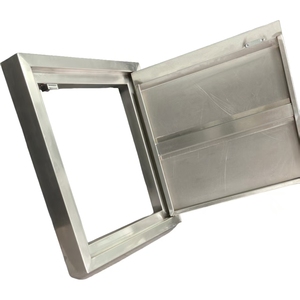 VICTORY KITCHEN Cocina Exterior Moderna Industrial de Acero Inoxidable 201 de 0.8mm con Isla para Barbacoa y Puerta de Gabinete Integrada - Product Image 5