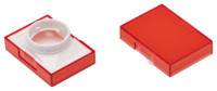 Lentille de bouton rectangulaire rouge A165L-JR pour interrupteur à bouton-poussoir LED/incandescent de la série A16