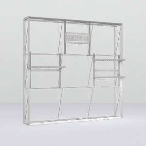 <span class=keywords><strong>8ft</strong></span> / 10ft miễn phí đứng có thể gập lại xách tay Popup hiển thị nền Backdrop tường cho triển lãm/tổ chức sự kiện - Product Image 3